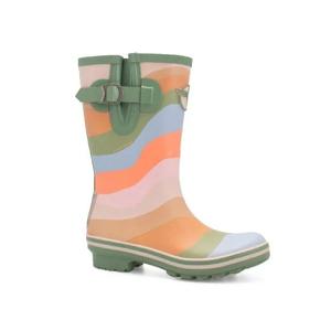 feeling-wellies-short-green-botas-de-lluvia-cortas-rouchette-feeling-verde