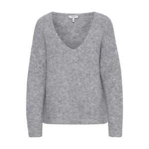 20815383-200455-jersey-de-mujer-con-cuello-de-pico-b-young-miller-gris-medio-melange