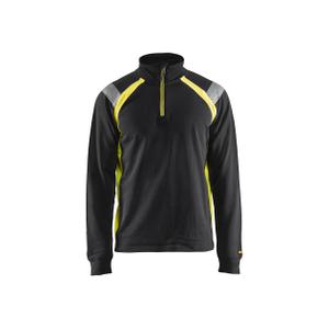 343211589933-3432-detalles-de-la-sudadera-con-cuello-de-camion-blaklader-amarillo-negro-de-neon