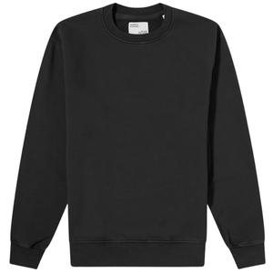 cs1005-deepblack-sudadera-cuello-redondo-colorful-standard-classic-organic-negro-intenso