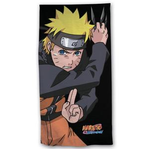 8436580111034-toalla-de-playa-de-algodon-educa-borras-naruto-shippuden-negro-amarillo-140x70-cm