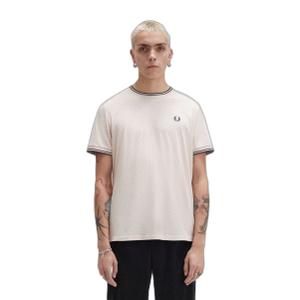 fpm1588-w50-camiseta-de-doble-ribete-fred-perry-porridge-chine-gris-ancre