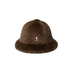 k4190st-bd204-sombrero-de-mujer-kangol-faux-fur-casual-brown-debossed-stripe