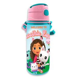 8435507876629-botella-de-aluminio-para-ni-a-kids-licensing-gabbys-dollhouse-turquesa-600-ml