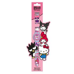 8435507891592-reloj-para-ni-os-kids-licensing-hello-kitty-and-friends-rosa-azul-9-5x2x24-cm