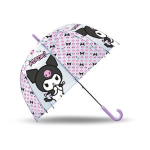 8435507891752-paraguas-para-ni-os-kids-licensing-hello-kitty-kuromi-blanco-purpura-negro-46-cm