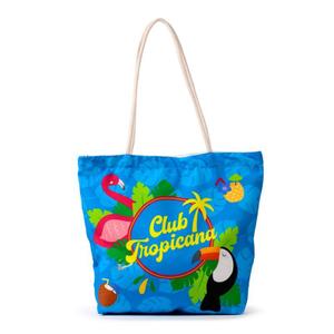 bbag01-bolsa-de-playa-puckator-flamingo-club-tropicana-azul-41x55-cm
