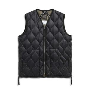 taion-001alszml-1-black-chaqueta-militar-con-cuello-de-pico-y-cremallera-en-w-taion-coquille-souple-negro