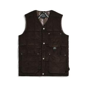 taion-001bwk-ct-d-brown-chaleco-sin-mangas-con-cuello-en-v-taion-corduroy-d-brown